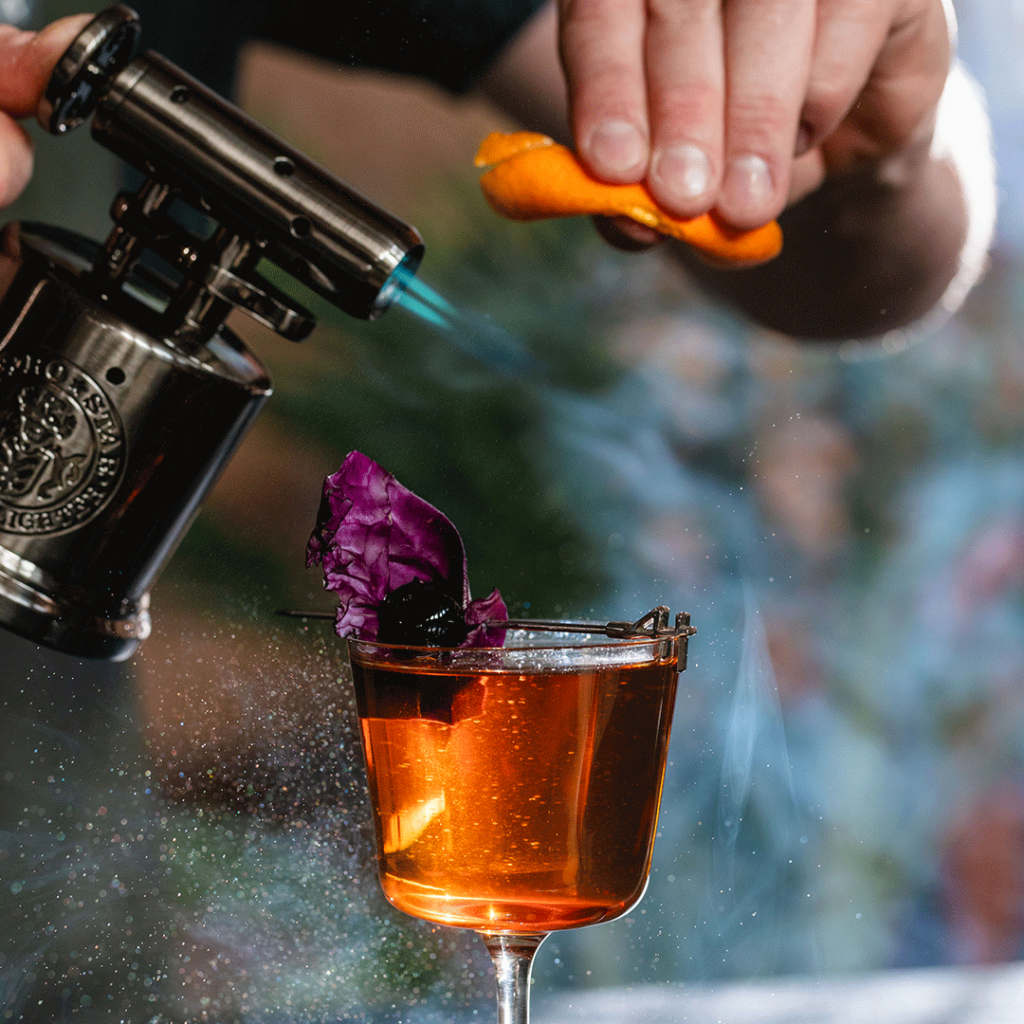 A delicious and unique cocktail served at The Lodge in Windsor, CO.